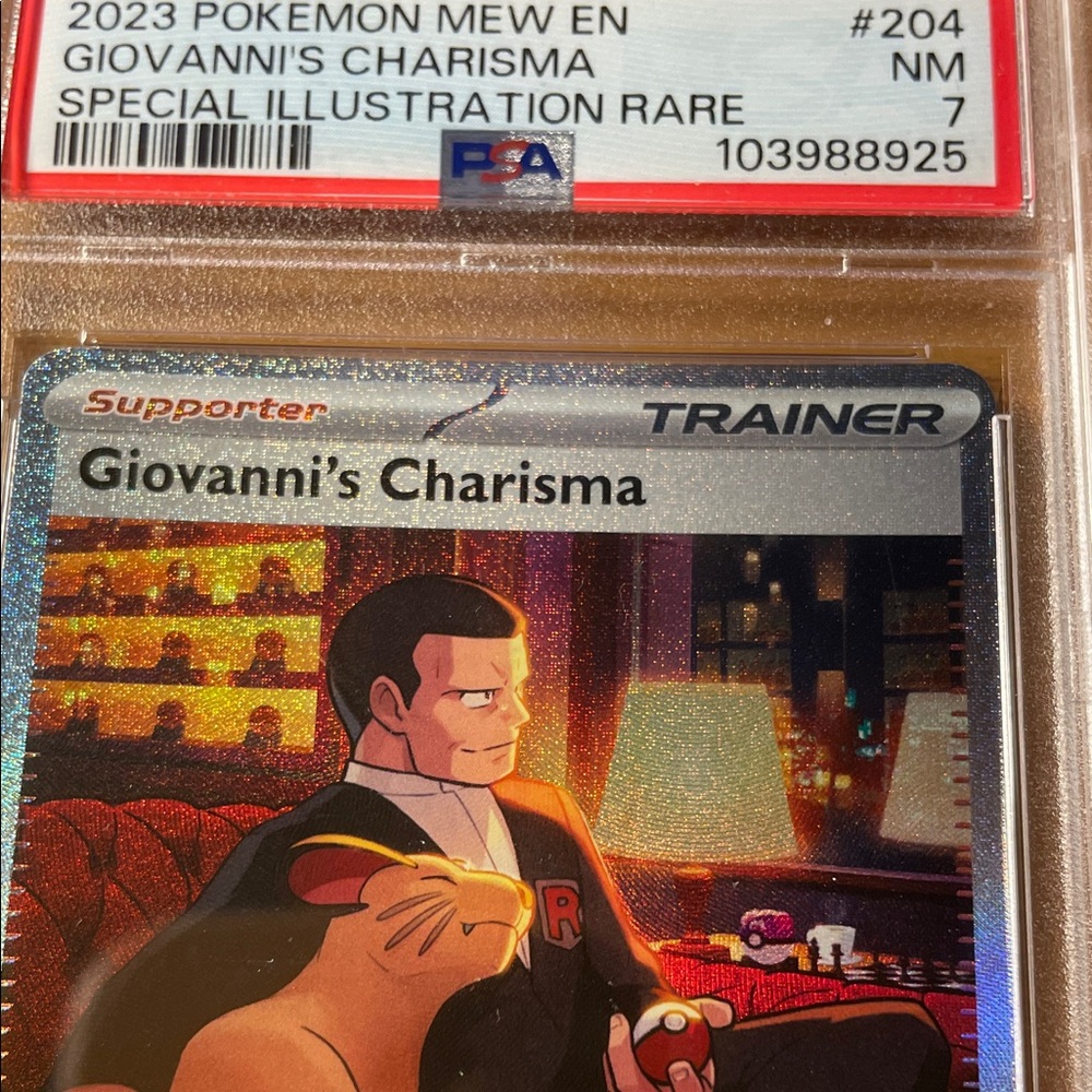 Giovanni's Charisma Pokémon Card - Picture 3 of 10